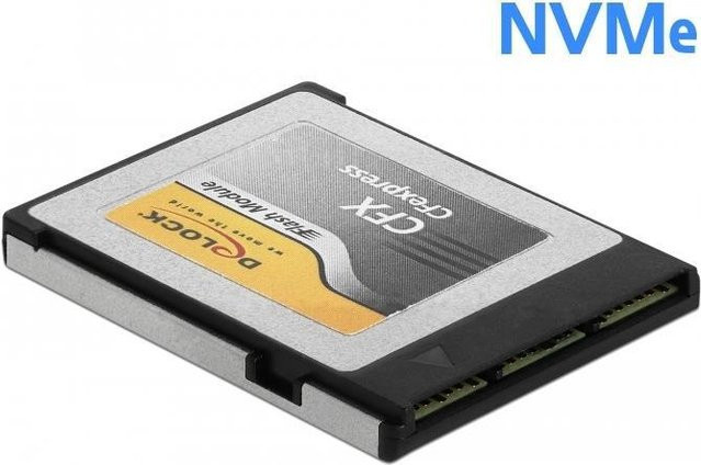 DeLOCK CFexpress Flash-Speicherkarte mit 64 GB in Grau - Bild 1