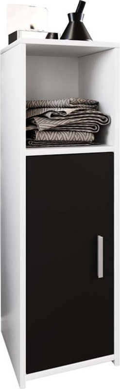 Midischrank Zalo VCM Möbel in Weiß und Schwarz B/H/T: 30 x 95 x 30 cm - Bild 3