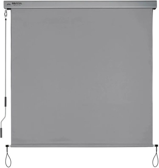 Sol Royal SolVision MS5 Senkrechtmarkise in Grau mit Aluminiumgestell und Polyesterstoff, B: 140 cm, H: 250 cm - Bild 1