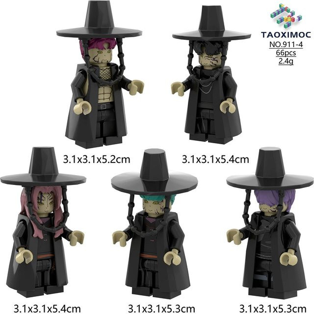 Yiran toy K-POP Dämonenjäger Bausteine, Mini Actionfigur, 8-teiliges Set, ab 14 Jahren - Bild 1