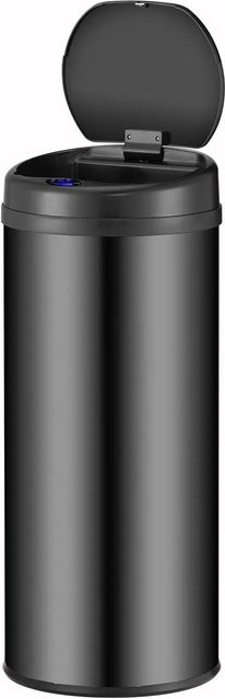 Juskys Automatik Mülleimer mit Sensor 50 l in Schwarz - Bild 1