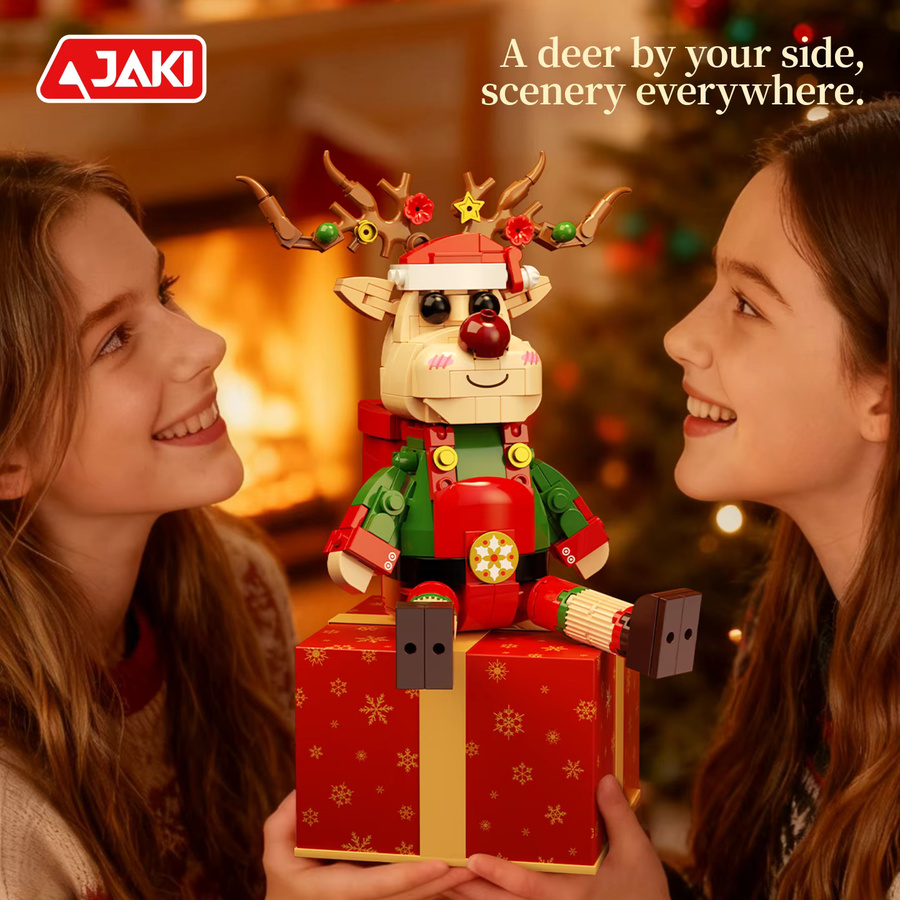 JAKI Weihnachten Rentier, Bausteine Set, Modell Montage Spielzeug - Bild 5