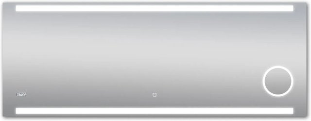 TALOS LED-Dekospiegel rechteckig in Silber, B/H: 160 x 60 cm - Bild 1