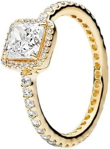 DR-Jewelry Ring 925 Silber, Roségold, Zirkonia, Damen, Herz Krone - Bild 1