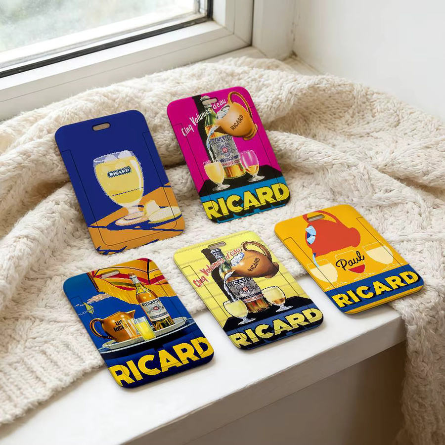 R-RicardS-ES Ausweishalter aus Kunststoff mit weichem Halsband in Multicolour für professionelles Büropersonal - Bild 2