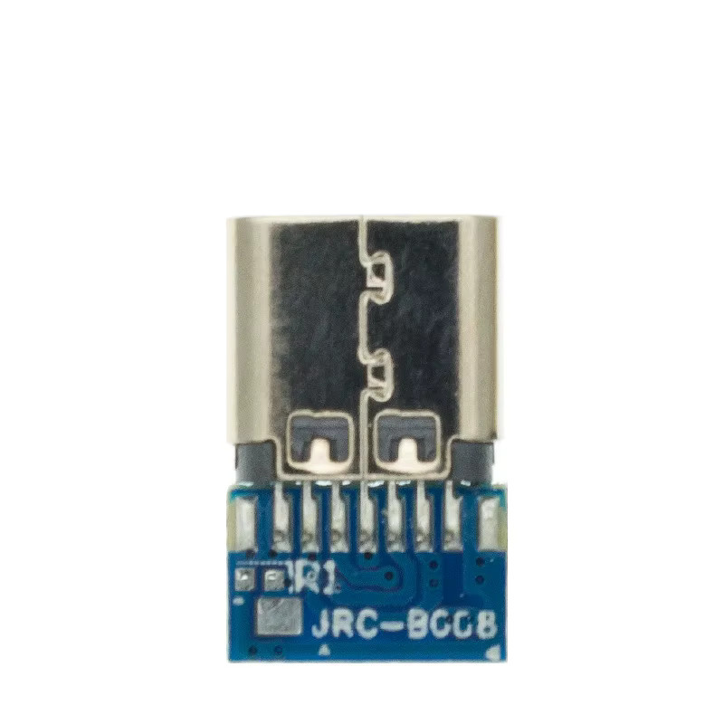 SAMIORE ROBOT 10 Stück USB-C-Stecker und Buchsenadapter Set, 24 Pins USB 3.1, Farbe: Silber - Bild 2