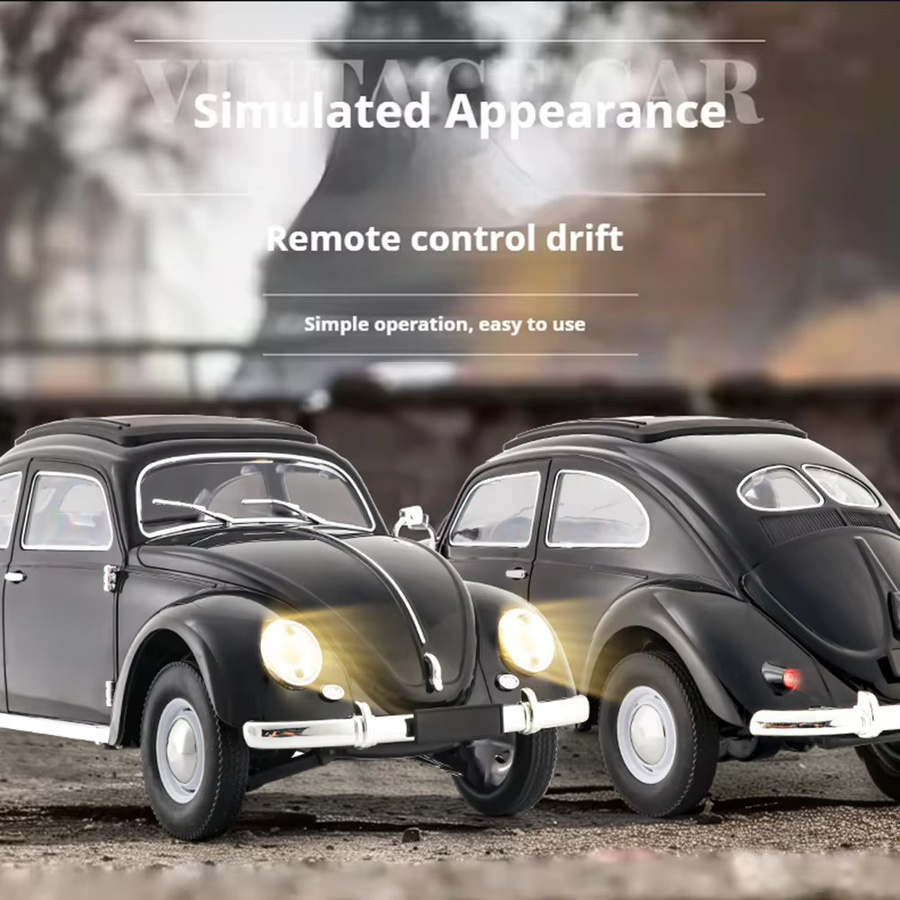 JIKEFUN VW Käfer Hardtop Limousine Modell 1950, ferngesteuertes Auto, 1:16 - Bild 5
