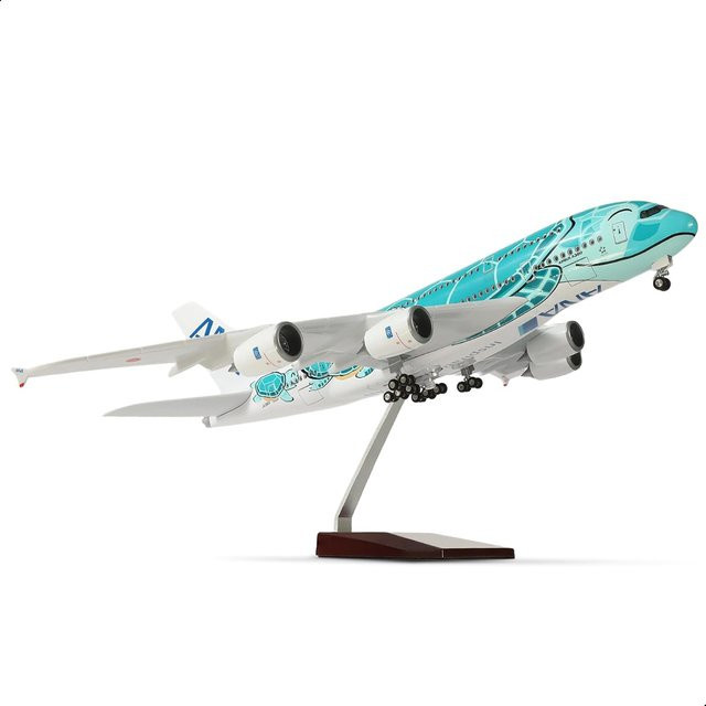 ANA Green Turtle Airbus A380 Flugzeugmodellbausatz, 1:160, ab 14 Jahren - Bild 1