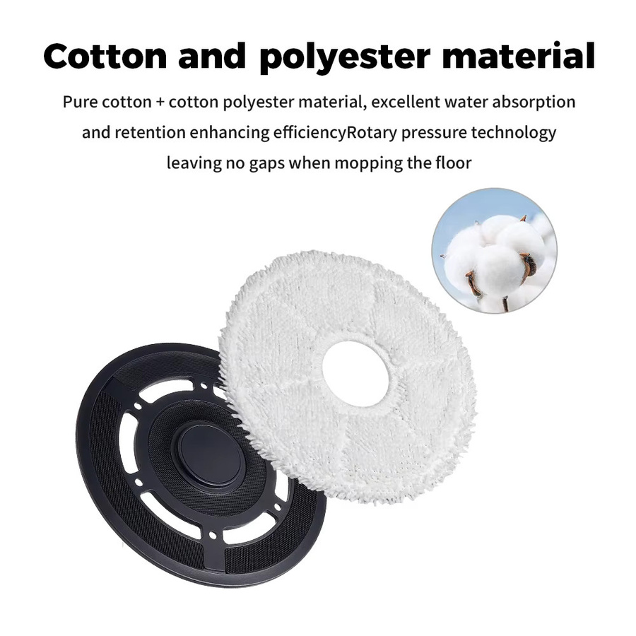 Ecovacs Ersatzteil-Set aus Vliesstoff mit Staubbeuteln und Wischtüchern in Weiß für Deebot T20 OMNI, T20 Pro, T20 Max, X1 OMNI, X1 TURBO, T10 OMNI und T10 TURBO - Bild 2