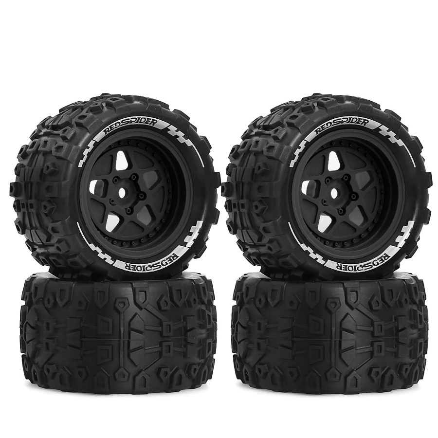 ARRMA 1/18 2S TYPHON GROM ARA2106 Maßstabreifen, Schwarz, Gummi - Bild 3