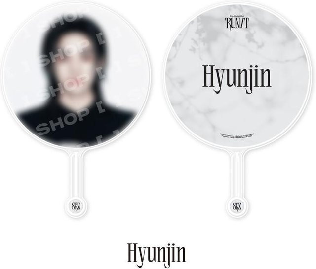 Stray Kids Hyunjin Bilder-Picket aus der Welttournee Run It Seoul in Weiß - Bild 1