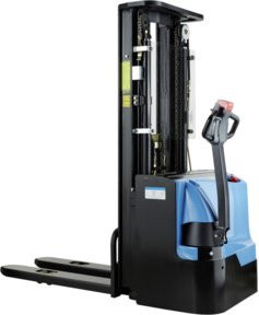 HanseLifter Deichselstapler E-DH1242-TMG in Blau mit 1.200 kg Tragfähigkeit und 4.200 mm Hubhöhe - Bild 1
