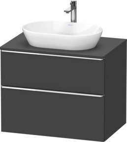 Duravit Waschtischunterschrank D-Neo in Grau Matt, B/T: 80 x 55 cm - Bild 1