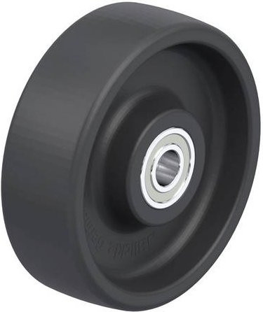 Blickle POHI 125/15HXK Thermoplast-Rad in Grau und Schwarz mit 125 mm Durchmesser und 350 kg Tragfähigkeit - Bild 1