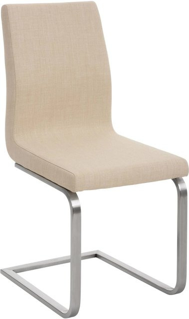 DELUKE Esszimmerstuhl NERAM in Creme mit Stoffbezug, B/T/H: 40 x 50 x 90 cm - Bild 1