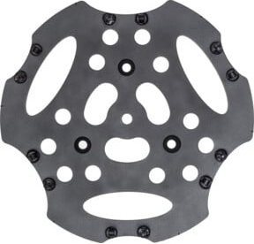 Roll PKD-Scheibe PRO für Winkelschleifer, Durchmesser: 400 mm, 12° Winkel, Grau - Bild 1