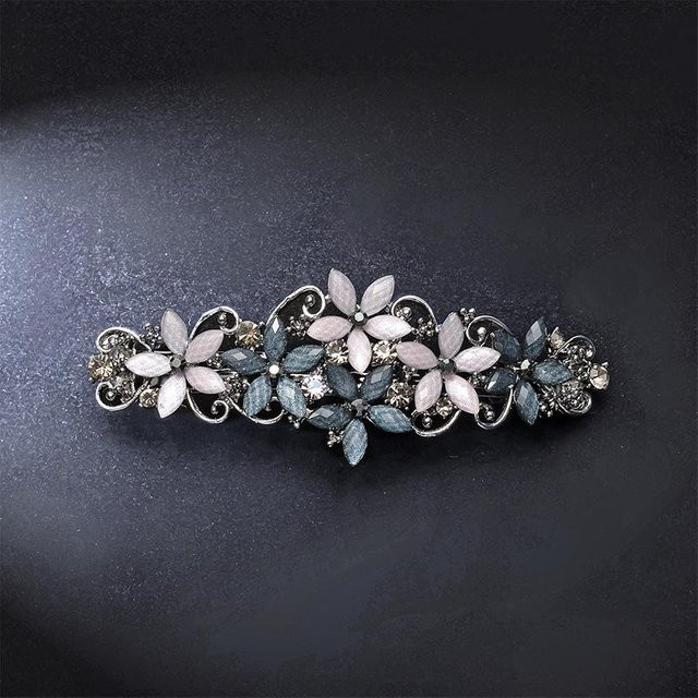 Haarspangen Strass-Blumen, Damen und Mädchen - Bild 1