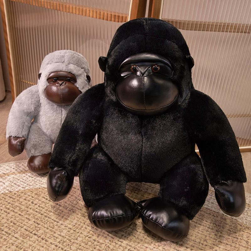 Kidsly Gorilla Plüsch Puppe, Schwarz Grau, 35cm, ab 14 Jahren - Bild 4