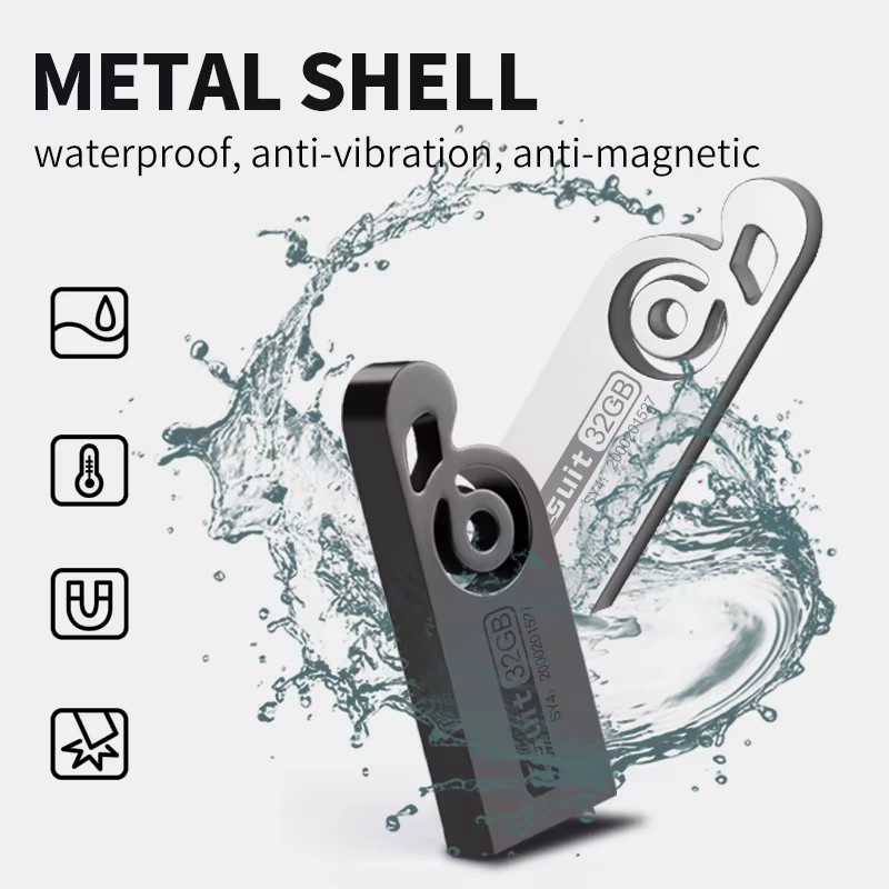 10er Set Metall USB-Stick USB 3.0 mit verschiedenen Speicherkapazitäten 16GB 32GB 64GB 128GB mit USB-A Anschluss - Bild 2