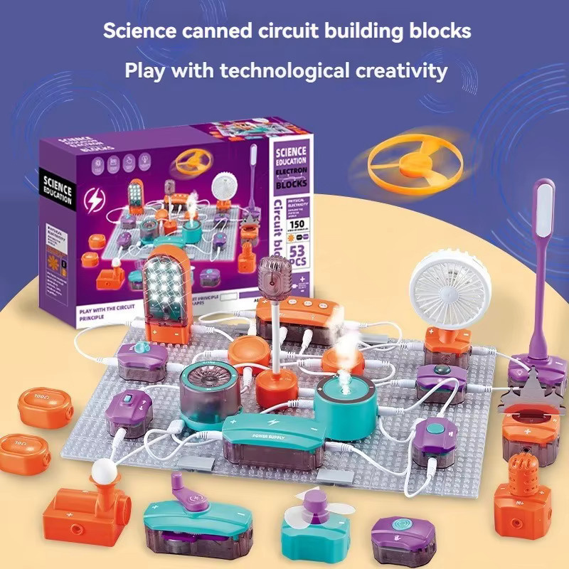 VATOS Wissenschafts-Set, DIY Elektronik-Experimentier-Kit, Physik, ab 6 Jahre - Bild 5
