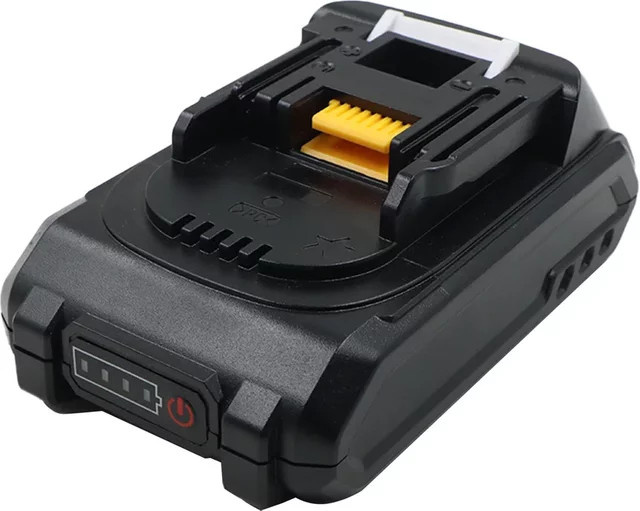 Makita BL1815 Ersatzgehäuse mit LED-Anzeige und Schutzplatine für 18V 3,0 Ah Li-Ion Akkus in Schwarz - Bild 1