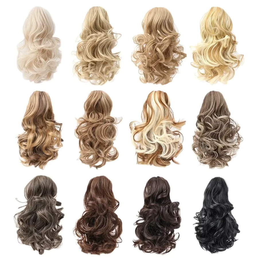 G&T Wig Pferdeschwanzverlängerung, synthetisch, lockig, Damen - Bild 2