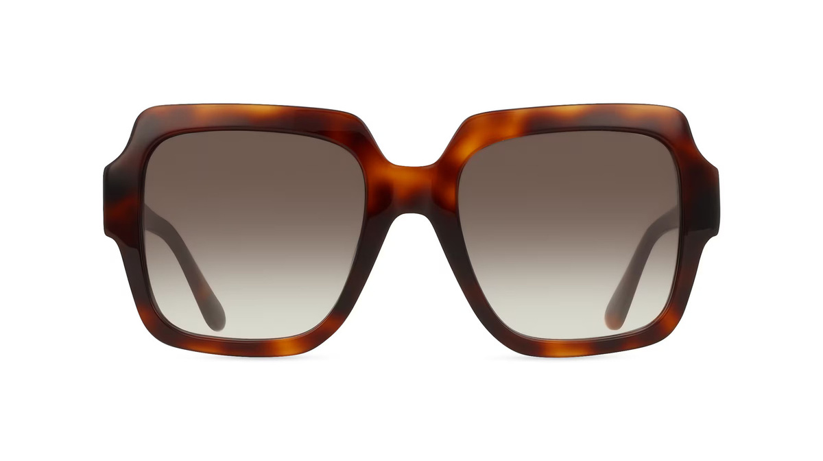 Karl Lagerfeld KL6104SR Sonnenbrille, Vollrand, quadratisch, Kunststoff, Unisex, braun - Bild 1
