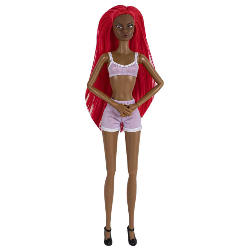 Barnewa Supermodel Figur, Schwarze Afrikanische Frau, 12-Zoll, Einzelfigur - Bild 2