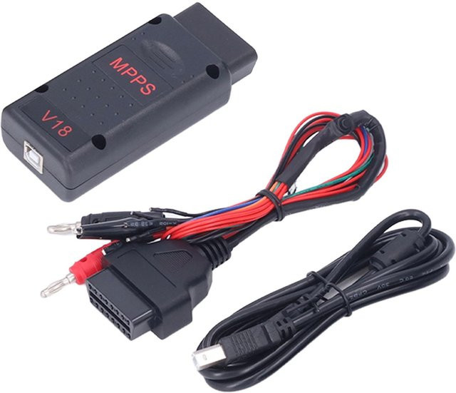 KaiSai MPPS V18 Auto Chip-Tuning ECU Scanner Diagnosewerkzeug Ersatz für Fiat in Schwarz - Bild 1