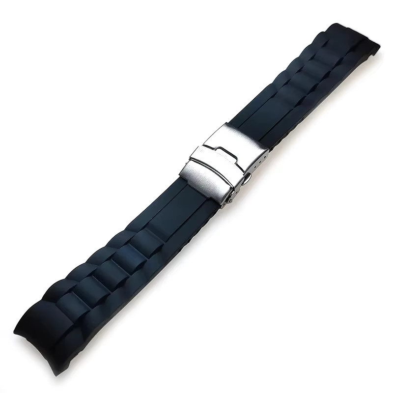 HQstrap Uhrenarmband Silikon, Schwarz, Unisex - Bild 2