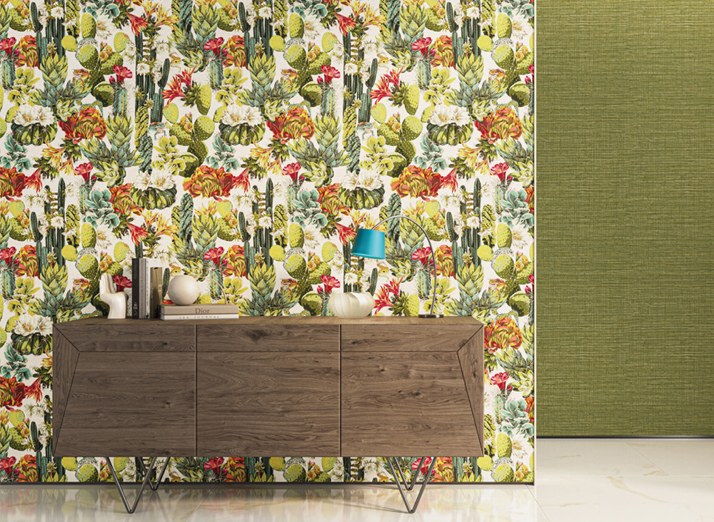 Jannelli & Volpi Tapete Noyse Be - 6601 mit floralem Design in Multicolour aus Vlies - Bild 1