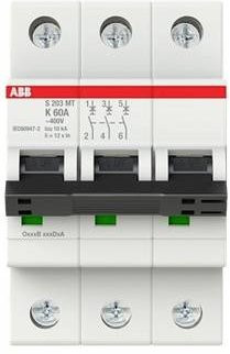 ABB S203MT-K60 Sicherungsautomat 60A 440V 2CDS273445R0587 - Bild 1