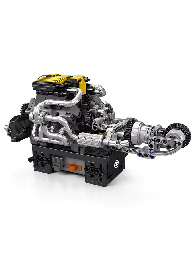 Mould King 10207 PAG Supersportwagen-Motor, Baustein-Set, ab 14 Jahren - Bild 7
