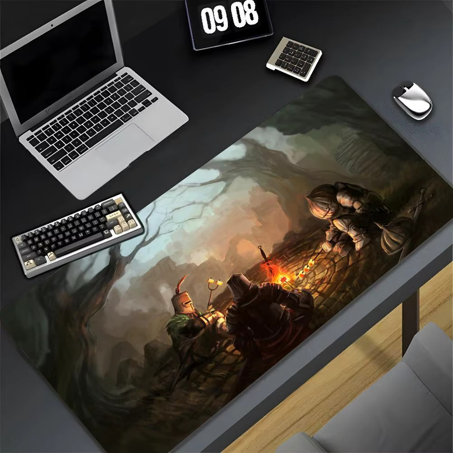 Rastar Dark Souls Mauspad XXL Gaming Schreibtischmatte in Schwarz und Multicolour - Bild 2
