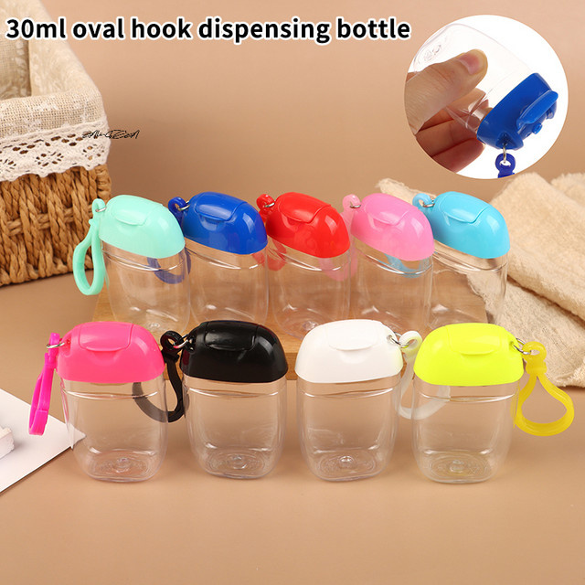 HNKMP Tragbare Händedesinfektionsflasche mit Haken, 30 ml, nachfüllbar - Bild 1