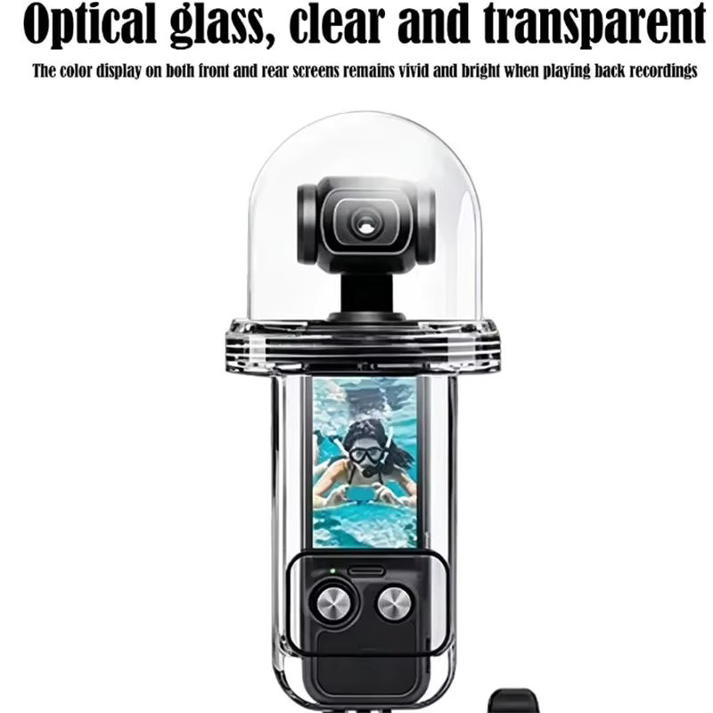 DJI B03B Schutzhülle für DJI Pocket 4, transparentes Unterwasser-Tauchgehäuse für Action-Kameras, wasserdicht bis 60m - Bild 5