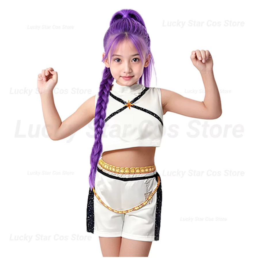 SHIXINGKE Rumi Cosplay K-Pop Krieger Kostüm Set, Mädchen, Plüsch / Textil - Bild 3