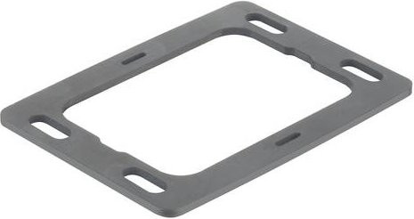 HARTING Flanschdichtung 19430009801 aus Kunststoff in Schwarz und Grau - Bild 1