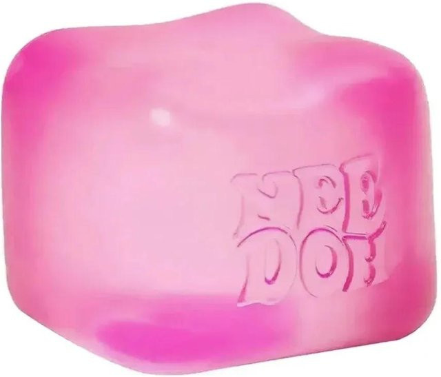 Schylling Needoh Nice Cube, Stressabbau Sensorisches Spielzeug, rosa - Bild 1