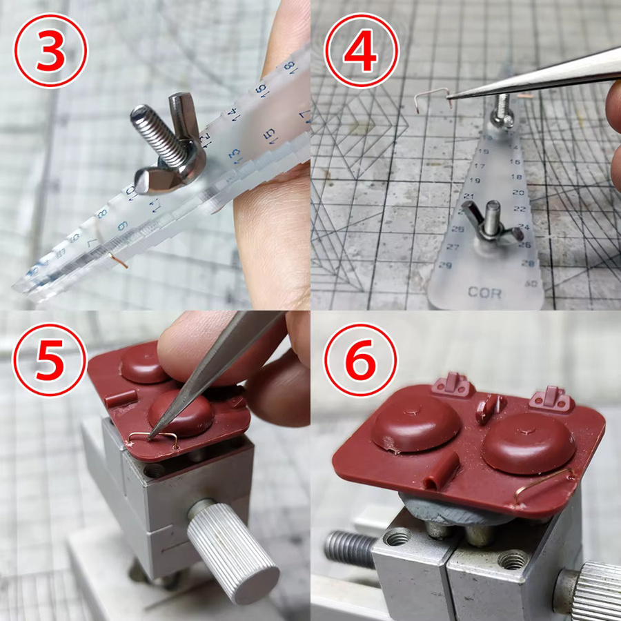 SANMERSEN Metallrohrbieger mit Skala für Modellbau und Bastelarbeiten - Bild 5