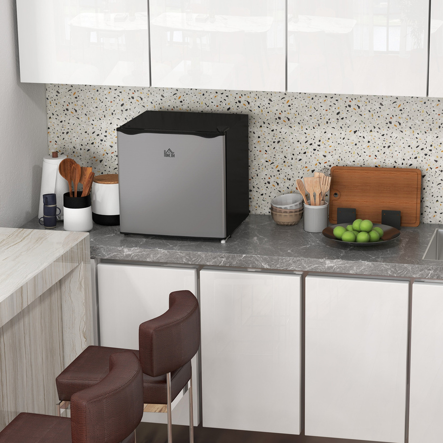 HOMCOM Mini-Gefrierschrank als freistehende Gefrierbox in Silber, 35 l, mit 5-stufiger Temperaturregelung, B/T/H: 47 x 44,2 x 48,8 cm - Bild 2