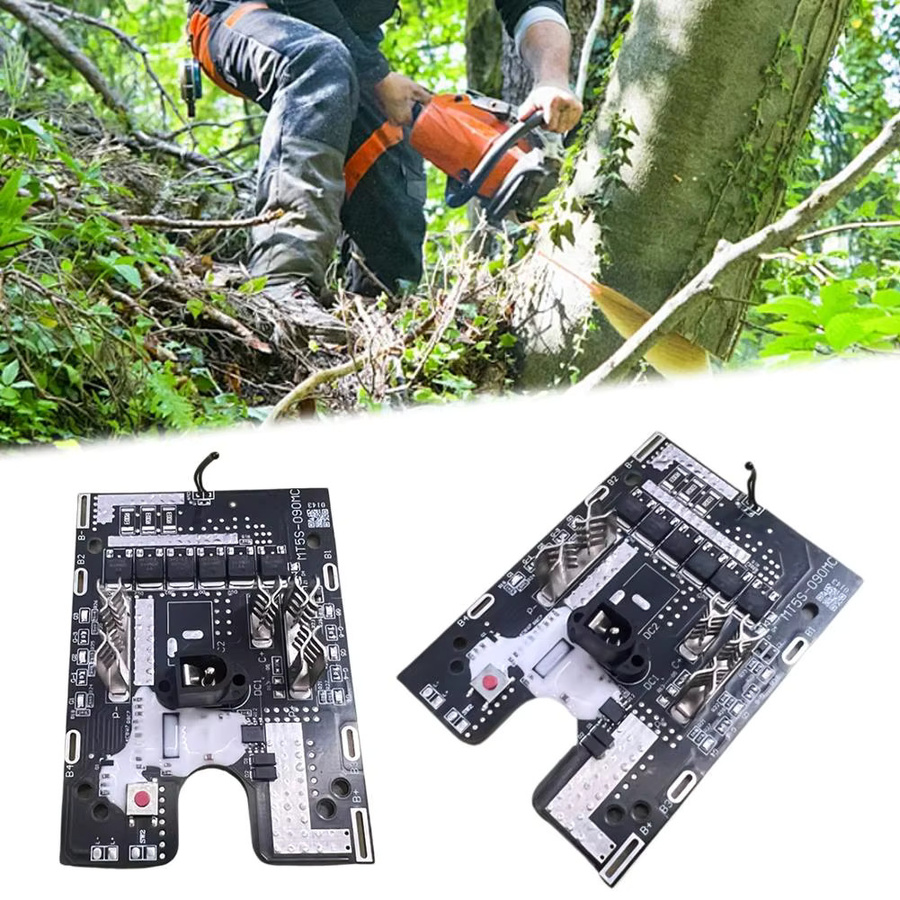 Makita Schutzplatine in Schwarz für 21V Schleifer und Kettensäge als Reparaturteil und Ladeschutz Zubehör - Bild 1