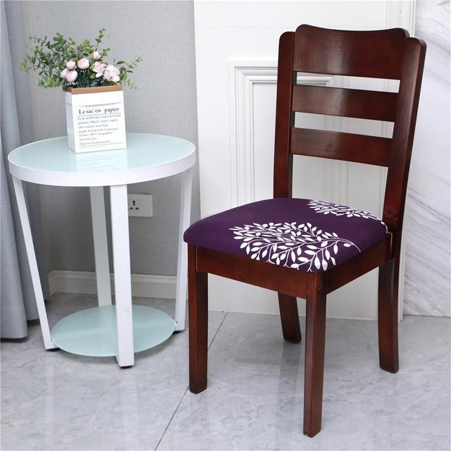 Elastischer Sitzbezug für Esszimmerstühle von Yiran Furniture, modern und rutschfest, B/B: 48 x 48 cm - Bild 1