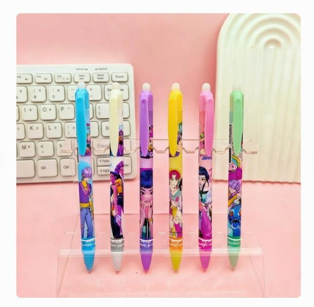 Yiran Gelstift Kpop Dämonenjäger mit schwarzer Tinte, 0,5 mm, nachfüllbar und einziehbar - Bild 2