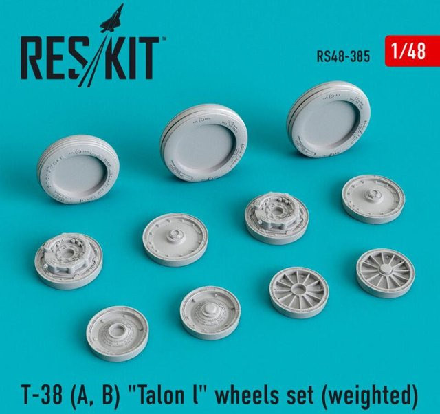 ResKit Models T-38 (A, B) Talon l - Wheels set (weighted) - Bild 1