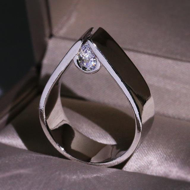 Ring 925 Silber, Zirkonia, Damen - Bild 1