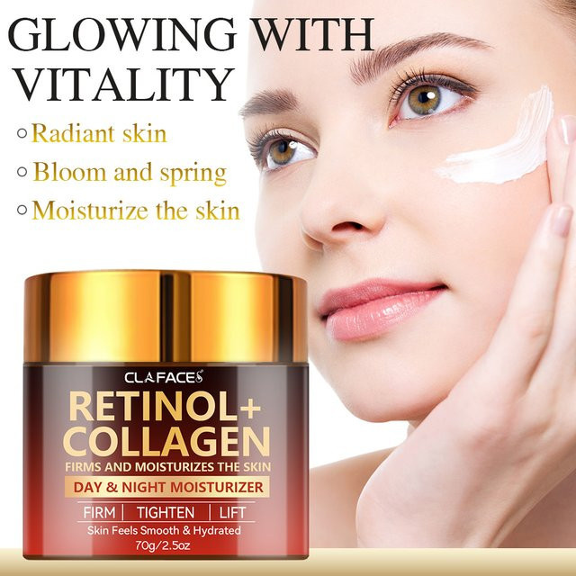 LGRAMER Retinol & Kollagen Creme, Hyaluronsäure, Niacinamid, Reife Haut - Bild 1