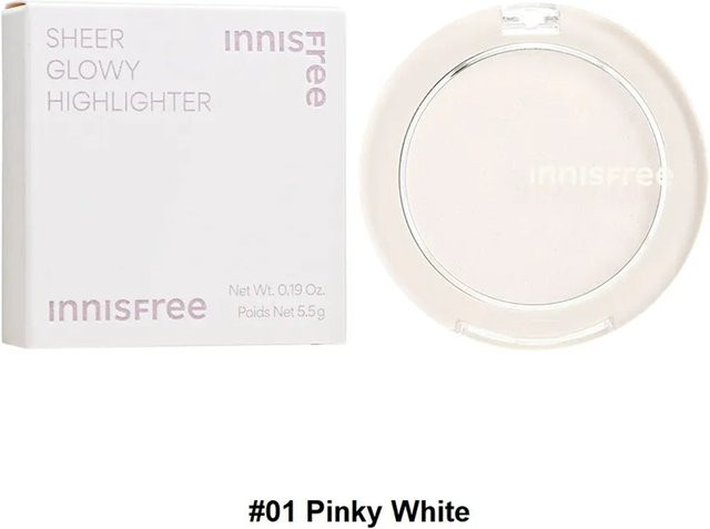 Innisfree Sheer Glowy Highlighter Pinky White, 5,5 g - Bild 1