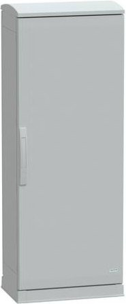 Schneider Electric Polyestergehäuse Bodenstehend mit offenem Sockel und Abdeckung, Farbe: Grau, B/T/H: 125 x 50 x 32 cm, IP44 - Bild 1