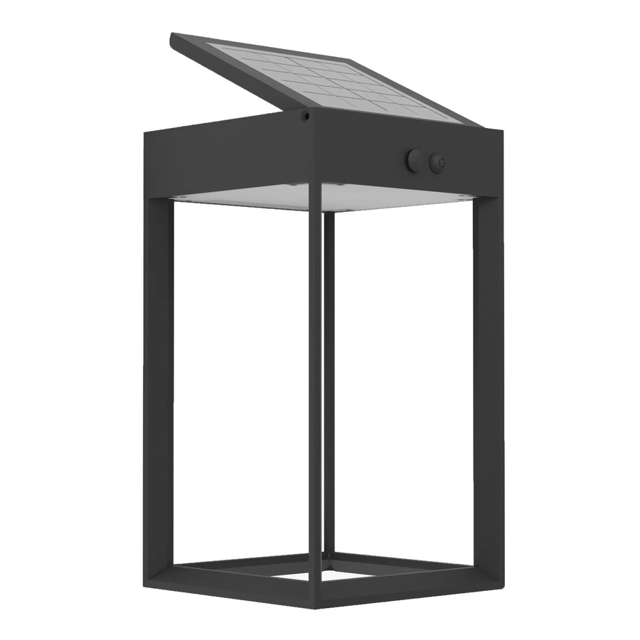 Eglo Solar LED-Wandleuchte Suzzara Schwarz mit Bewegungssensor für den Außenbereich - Bild 2
